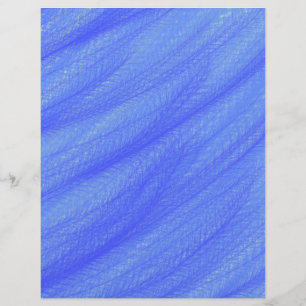 Blue Wheat Fields Scrapbook Paper Bulk Pages