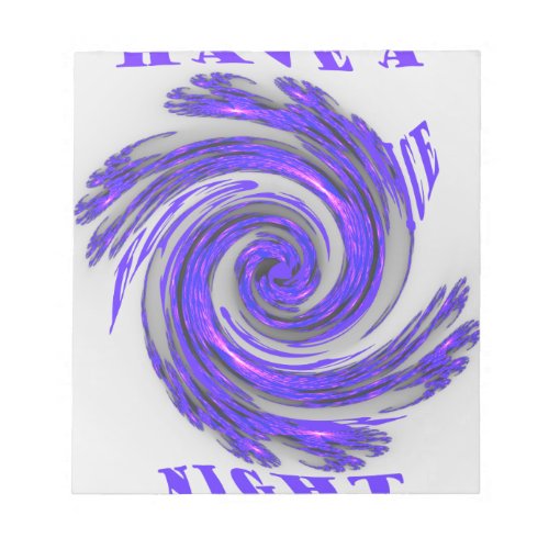 Blue Whirl Hakuna Matata Stylepng Notepad