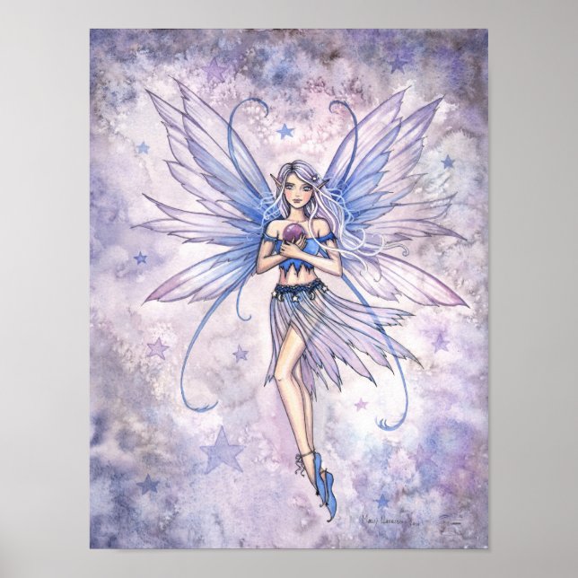 Blue Whisper Fairy Poster (Front)