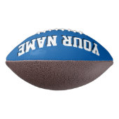BLUE WHITE AND BLACK Custom Football Zazzle