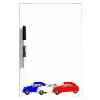 Blue White And Red Citroën 2 CV Dry-Erase Board