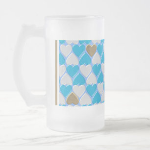 Blue, white Bavarian pattern. Paper Cup
