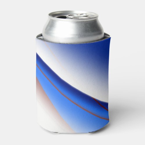 Blue white brown simple pattern custom colorful th can cooler