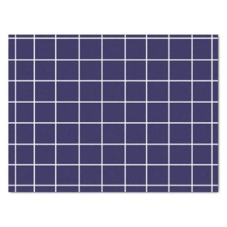 Blue White Checkered Grid Pattern
