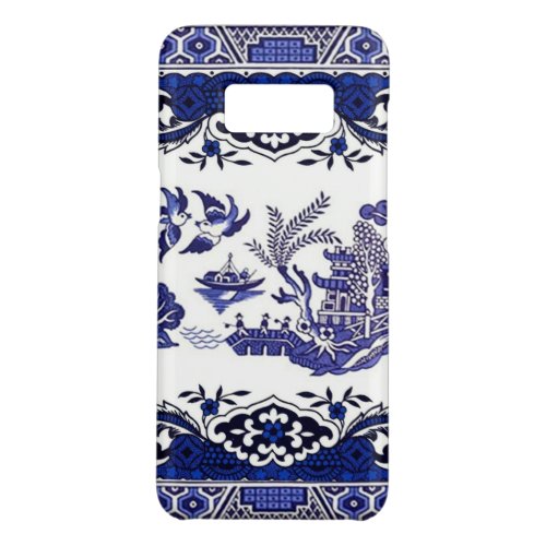 Blue  White China Blue Willow Design Case_Mate Samsung Galaxy S8 Case