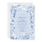 Blue White Chinoiserie Floral Garden 50th Birthday
