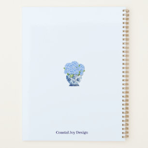Blue & White Chinoiserie Floral Nantucket Notebook