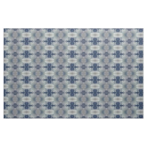 blue white clouds pattern, fabric