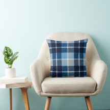 Blue White Cozy Plaid Flannel
