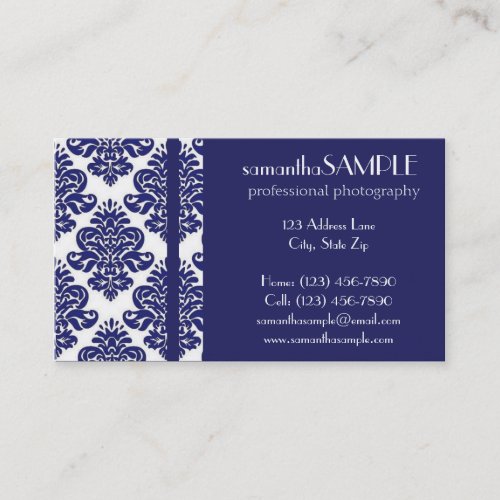 Blue &amp; White Delight Business Cards