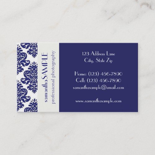 Blue &amp; White Delight Business Cards
