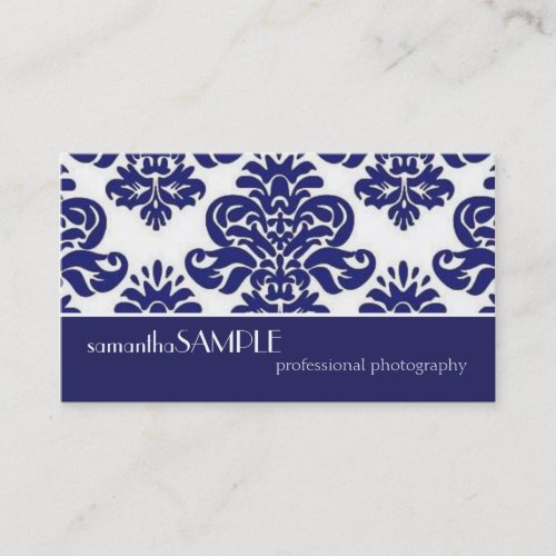 Blue &amp; White Delight Business Card