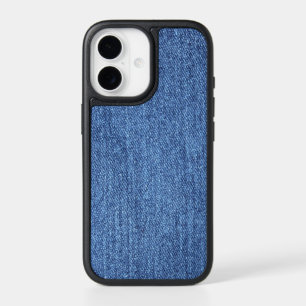 Blue White Denim Texture Look Image iPhone 17 Case