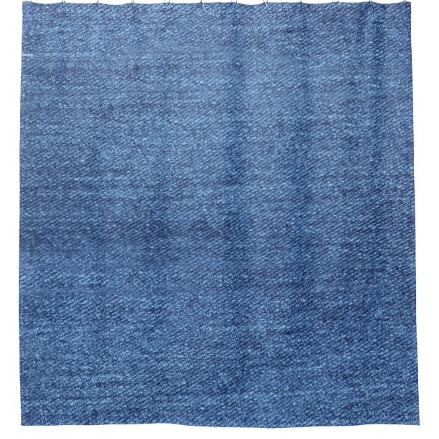 denim shower curtain