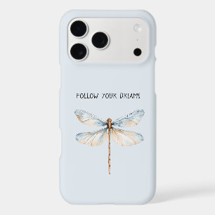 Blue White Dream Dragonfly Birthday iPhone 17 Pro Max Case