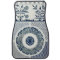 Blue White Floral Chinese Round