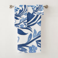 Blue & White Floral Design | Chinoiserie Pattern