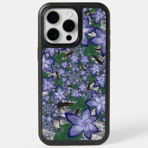 Blue White Flowers Otterbox Case