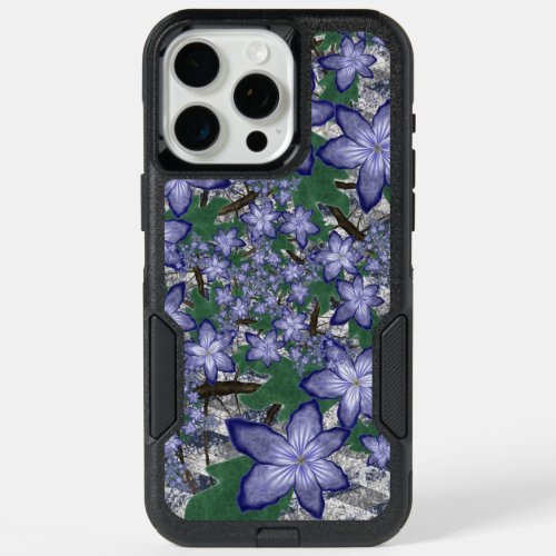 Blue White Flowers Otterbox Case