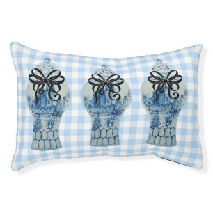 Blue White Ginger Jar Jars Pet Bed