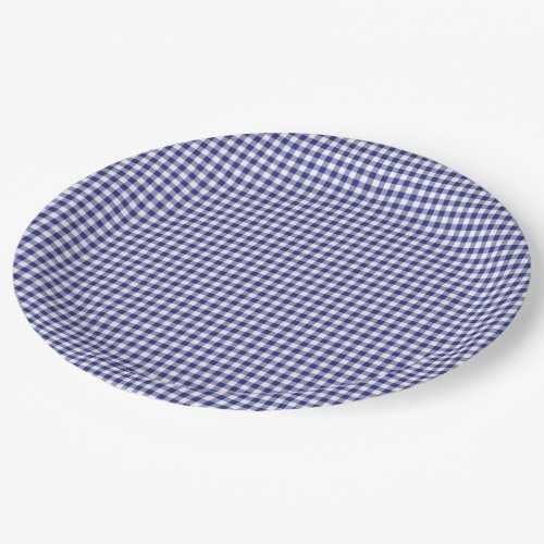 Blue_White Gingham_PAPER PARTY PLATES