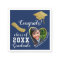 Blue White Gold Class 2025 Grad Photo Graduation