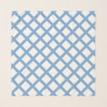 Blue White Harlequin Diamond Stripe Pattern Scarf<br><div class="desc">Blue White Harlequin Diamond Stripe Pattern Scarf</div>