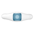 Blue White Kaleidoscope Pattern Mandala