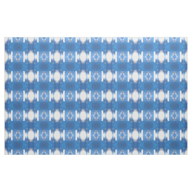 Blue White Light Reflection Fabric (Yard)