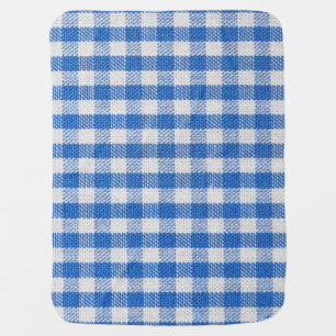 Blue-white lined dining clothes. baby blanket