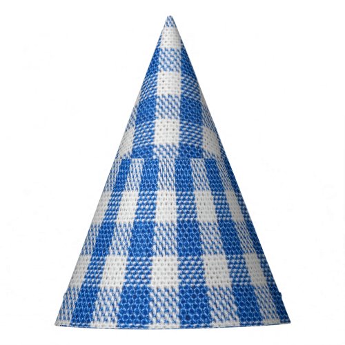 Blue_white lined dining clothes party hat