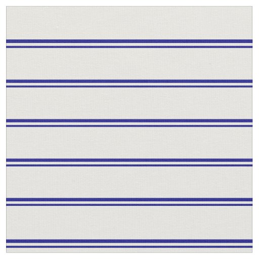 Blue & White Lines Fabric