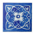 Blue & White Mediterranean Patterned Watercolor Ceramic Tile<br><div class="desc">Elevate your home with the stunning beauty of Mediterranean style ceramic tiles. Our Blue & White Patterned Watercolor Mediterranean Ceramic Tile is an instant conversation starter that will give your space a classic yet modern look. The unique watercolor design is the perfect way to add an eye-catching texture to any...</div>