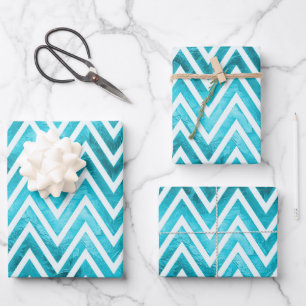 blue white metallic chevron pattern background wrapping paper sheets