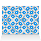 Blue white Minimalist (Inside Horizontal (Top))