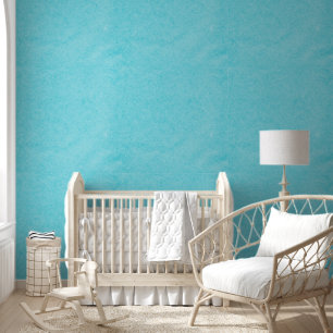Blue White Nursery Baby Room Wallpaper