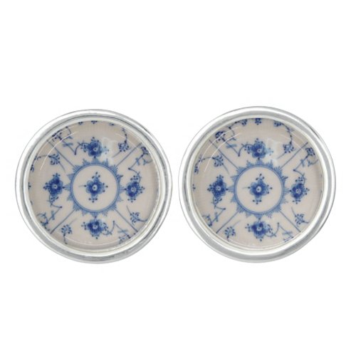 Blue  White of the North _ Royal Copenhagen Cuffs Cufflinks