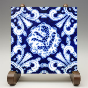 Blue & White Palau de Maricel Catalan Tile Sitges