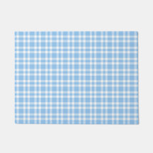 Blue White Plaid Pattern
