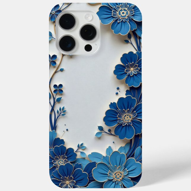 Blue & White Porcelain Phone Case – Traditional Ch (Back)