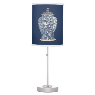 Blue & White Porcelain Vase by Vision Studio Table Lamp