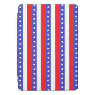 Blue White Red Stripes iPad Pro Cover
