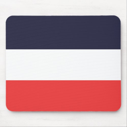 Blue White  Red Stripes Striped Design Mouse Pad