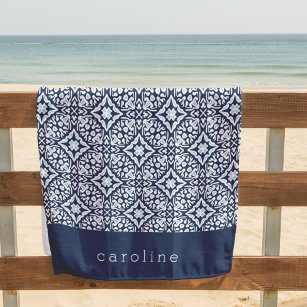 BEACH dish towel, Zazzle