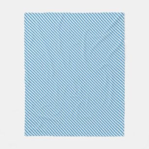 Blue-white squares background fleece blanket