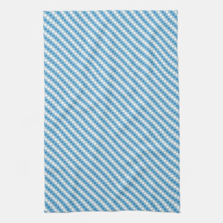 Blue-white squares background kitchen towel