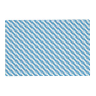 Blue-white squares background placemat