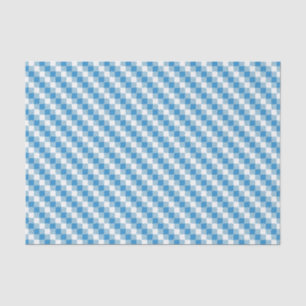 Blue-white squares background tissue paper