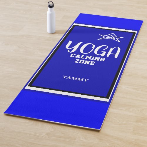 Blue White Stara Yoga Mat