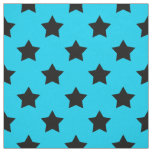 Blue White Stars Pattern Decorative Textile Fabric